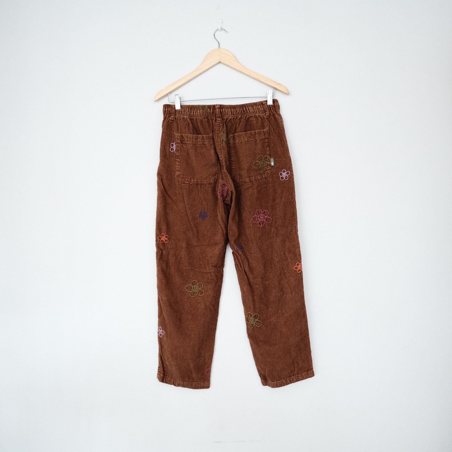 UO Embroidered Corduroy Beach Pant