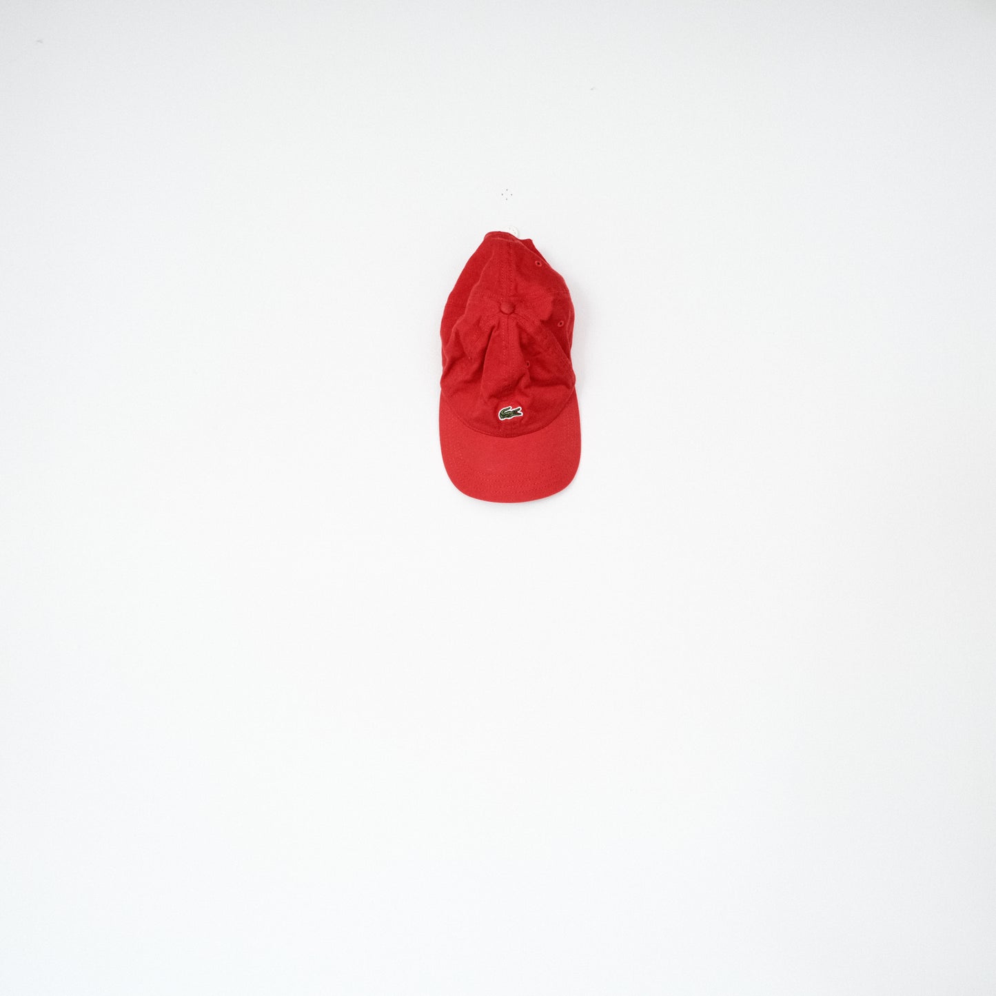 Lacoste Organic Cotton Twill Cap Red